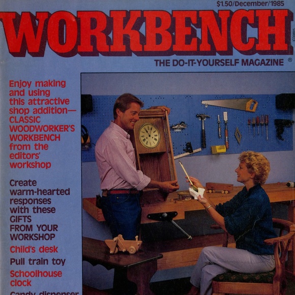 3 Vintage Workbench Magazines, Woodworking - Picture 7 of 7